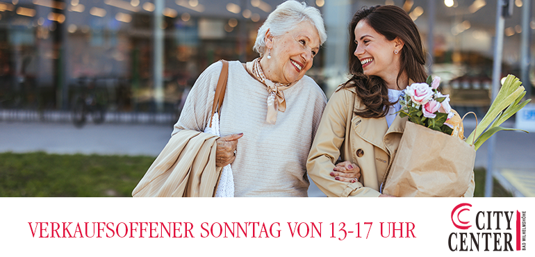 Verkaufsoffener Sonntag am 06. April 2025 – Frühlingsshopping im City Center!